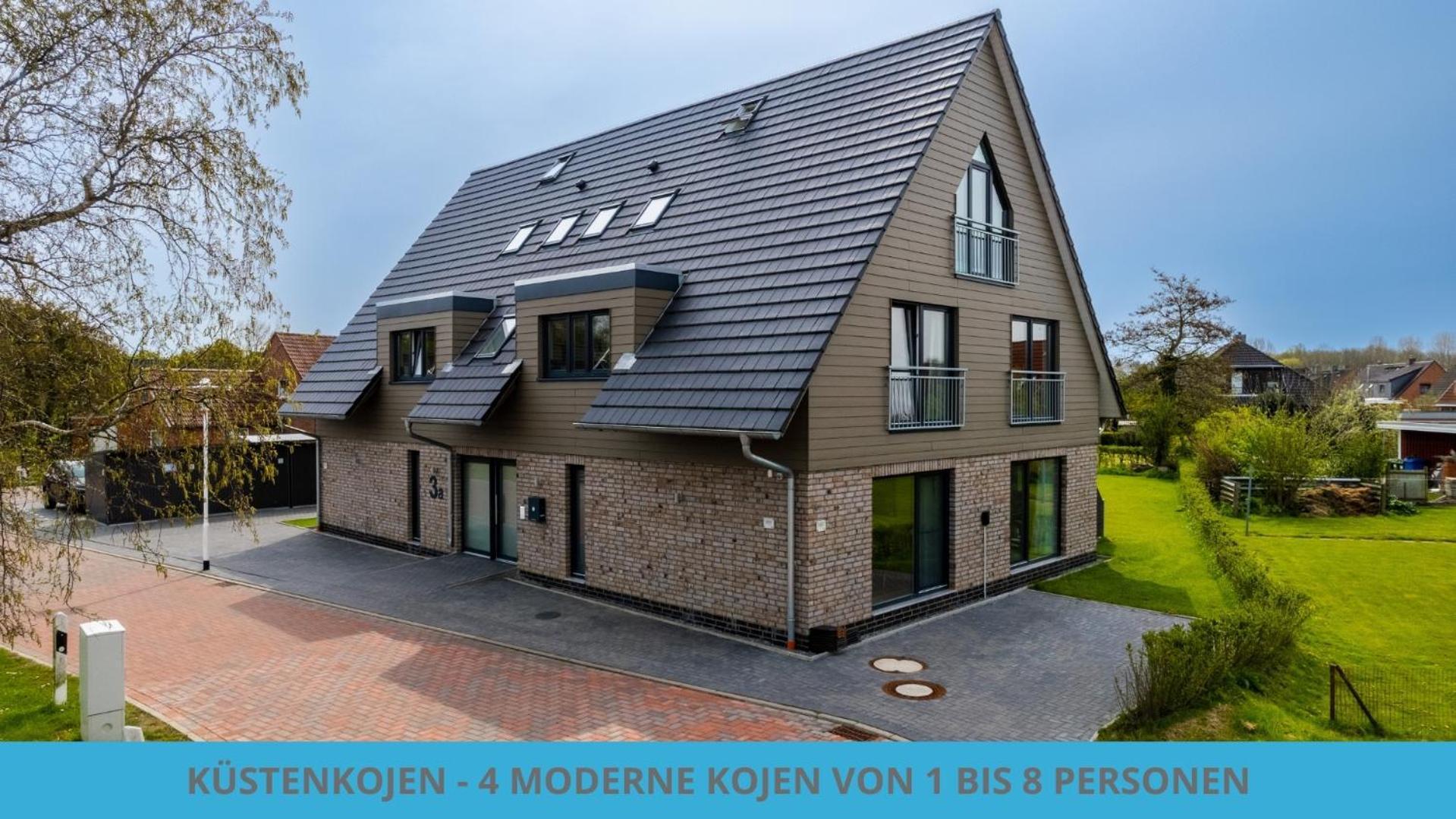 Kuestenkojen Mit 4 Ferienwohnungen Fuer 1 Bis 8 Pers Mit Diversen Schlafzimmern, Garten Oder Balkon Büsum Eksteriør billede